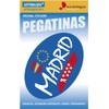 Blue Oval Sticker Madrid
