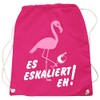 Spaß Kostet Flamingo Es Escaliert Eh Rucksack, pink