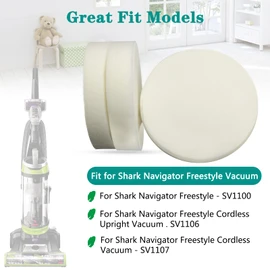 Filter Replacement for Shark Navigator Freestyle SV1106, SV1107, SV1100,SV1112 Vacuum, Part # XF1100T, 6 Pack