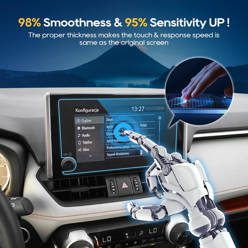 For RAV4 2023-2025 Screen Protector - Compatible with RAV4 (LE/XLE/Adventure/XLE