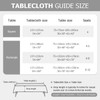 WenYa Polka Dot Tablecloth Wipe Clean Table Cloth Wipeable PVC