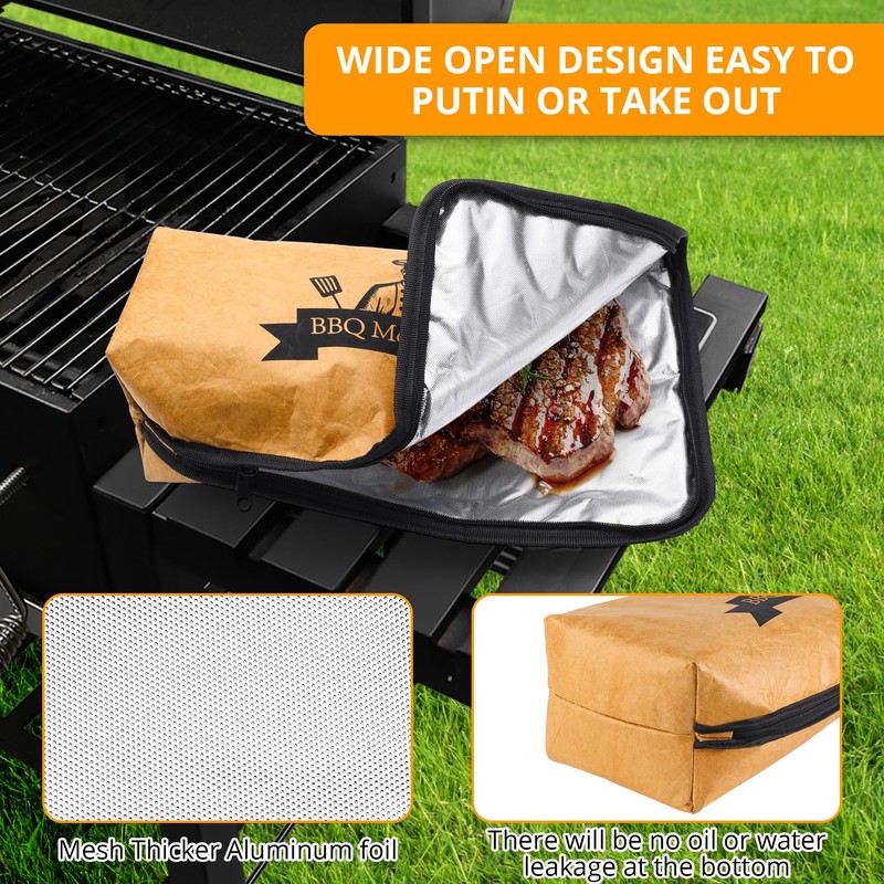 BBQ Blanket for Resting Meat, Wide Mouth Design Meat Resting