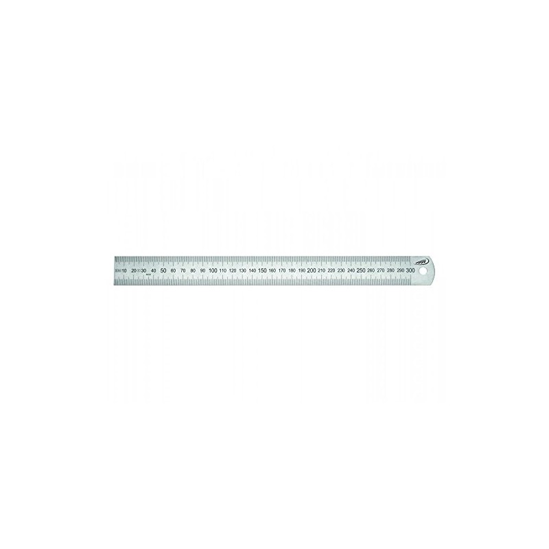 Helios Preisser 2430228 Bendable Graduated Metal Rule Made of Rustproof
