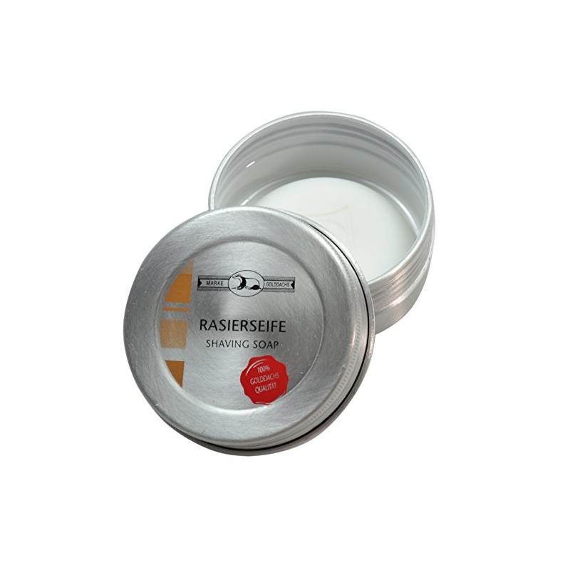 Rasierseife 60 g Metalldose, Sandelholz