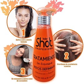 Kolor Shot Tratamiento Profesional Rizos Definidos - Hidratación para el cabello maltratado - 250 ml