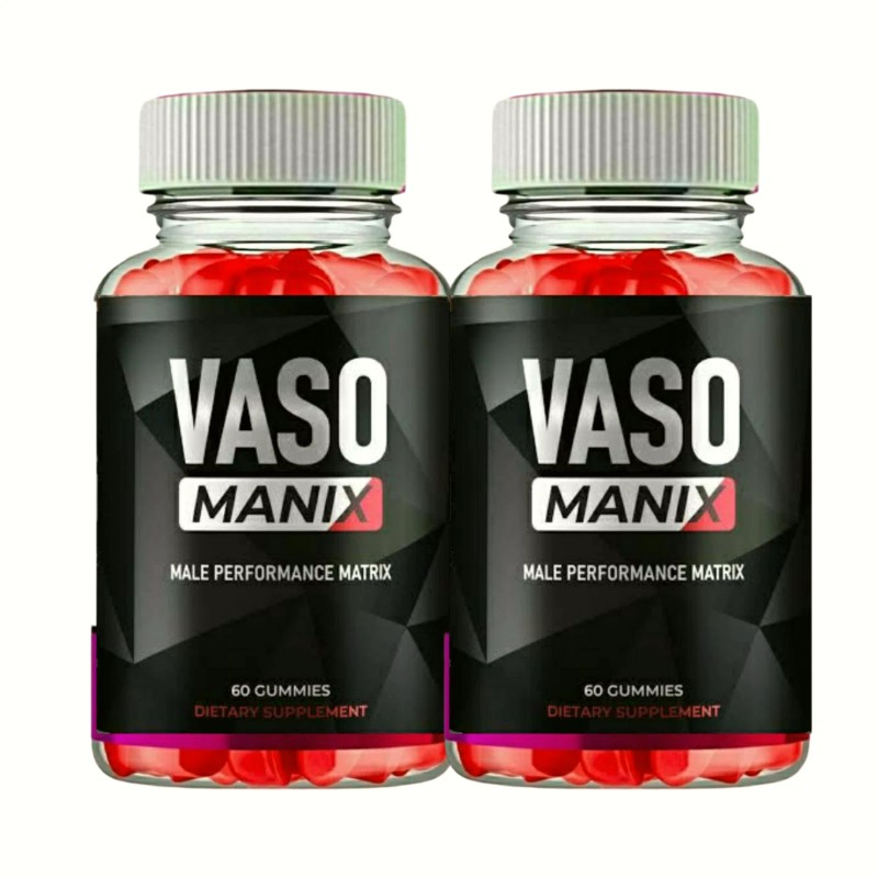 VasoManix 2-Pack VasoManix Gummies for Men, Advanced Male Gummy -