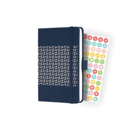 SIGEL J4204 Jolie Weekly planner 2024, hardcover, 9,5 x 15 cm, 174 pages, dark Blue