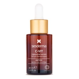 Sesderma C-Vit sérum liposomal 30 ml, vitamina C antioxidante y luminosidad día/noche