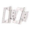 Stainless Steel Hinges, Small Flush Door Hinges with Screws, Smooth