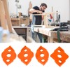 4PCS R Corner Templates Round Angle Radius Jig Routing Template