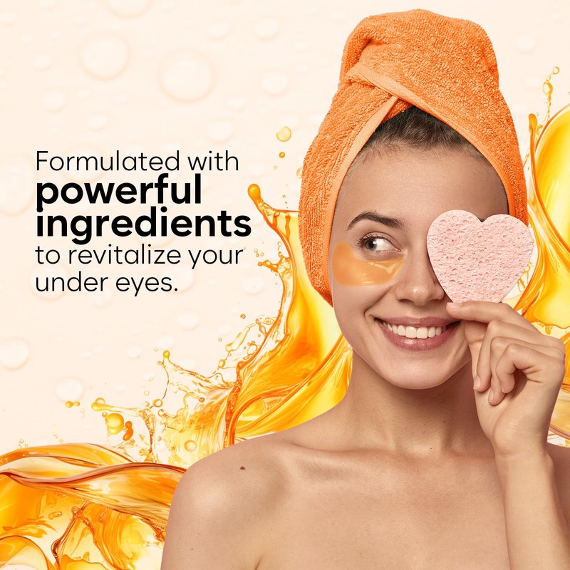 Vitamin C & Caffeine Under Eye Gel Patches, Under Eye