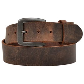 3D 1 1/2" Brown Men's Western Basic Belt