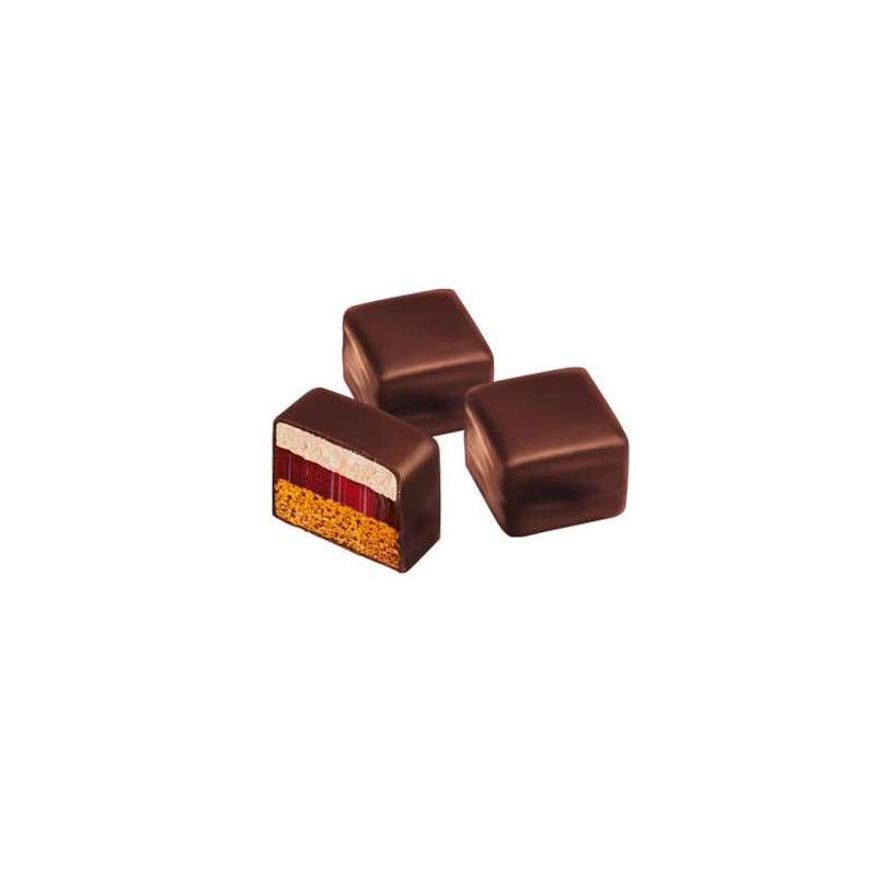 Dresdner Marzipan Domino Gingerbread Cherry Juice Marzipan Dark Chocolate Bites
