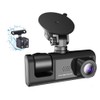 Shkalacar Dash Cam Front and Rear with 3 Cameras 170°+120°+110°