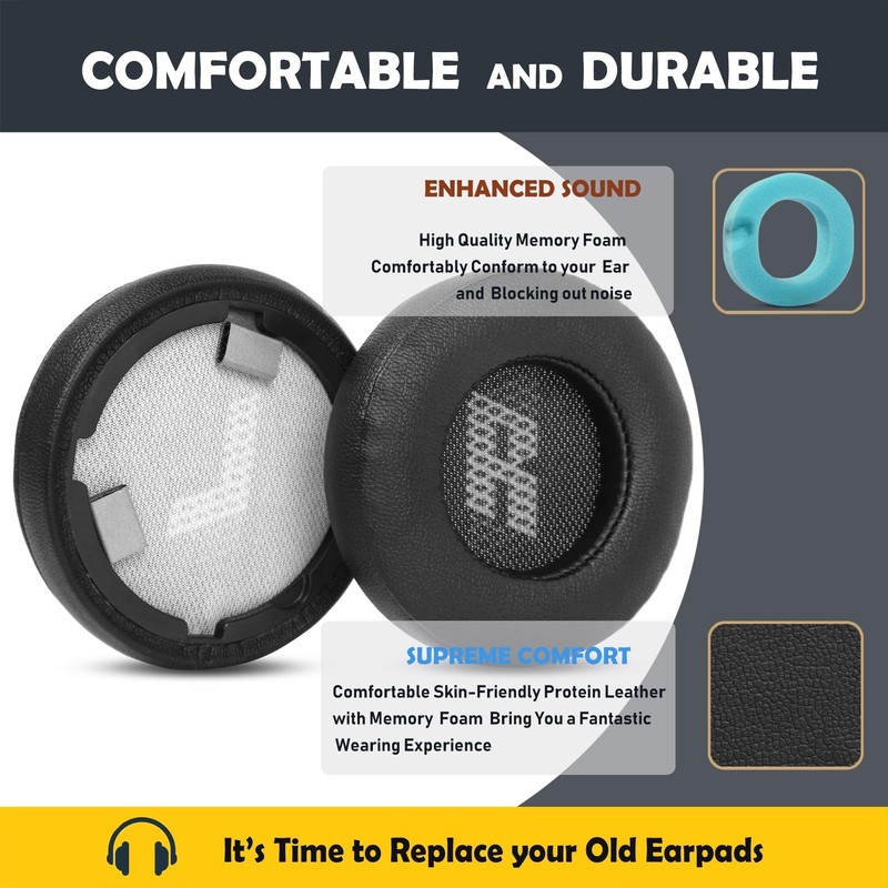 Live 400BT Earpads Cushion Replacement for JBL Live 400BT Headphone