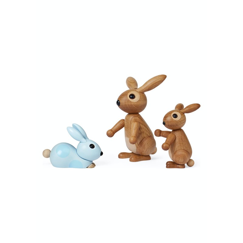 Spring Copenhagen Bounce - Cute Wooden Rabbit | Wooden Figure