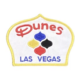 Retro Dunes Casino Las Vegas Nevada Retro Vintage Iron On Patch Hat Jacket Shirt