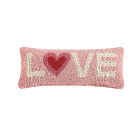 Peking Handicraft 30TG443C05OB Love Blown Filled Hook Pillow, 12-inch Length, Wool and Cotton
