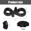 100PCS Gutter Hooks for Outdoor Lights Gutter Clips for Outdoor