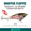 ELBFANG Topwater Artificial Bait Set, Popper, Stickbaits, Surface Bait, Whopper