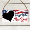 Days Until New York Countdown Chalkboard Plaque – Exciting Travel