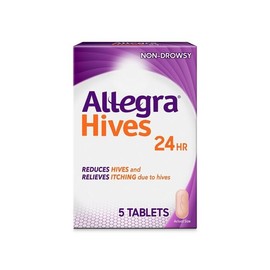 ALLEGRA HIVES 24HR 180 MG TAB 5  ct