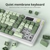 Owpkeenthy 96% Wireless Matcha Green Keyboard with Number Pad Knob,