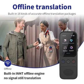 Duckdik Arizona Voice Translator with Instant Language, Simultaneous Translator, No Wi-Fi Required, Bi-Directional Translation in 18 Languages (Offline Spanish) 142 Online