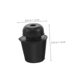 ULTECHNOVO 20pcs Rubber Door Stoppers Car Door Collision Protectors Edge Guards for Hoods Trunks High Elasticity Cushion Pads for Noise Reduction Impact Absorption Fit