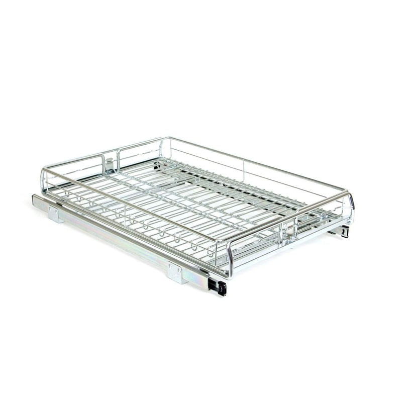 Origami 2-Pack Steel Sliding Pullout Drawer & Cabinet Organizer, Adjustable