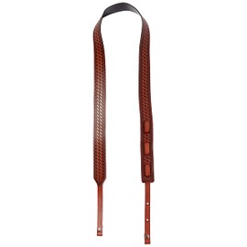 Golden Gate SG-5411 Shelton Leather Banjo Strap - Walnut Brown