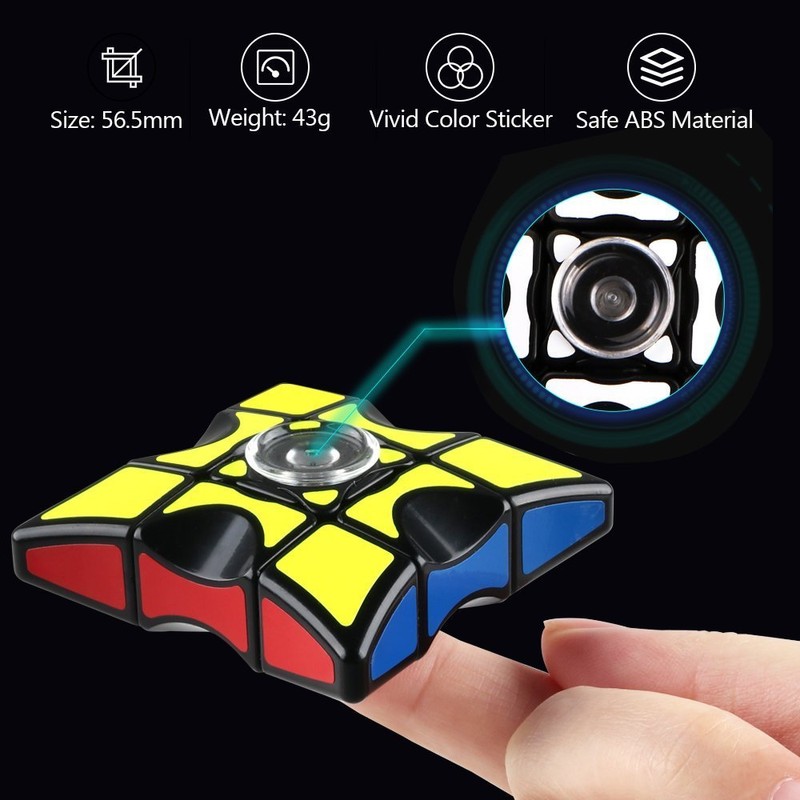 D-FantiX Fidget Spinners Cube, 1x3x3 Floppy Cube Puzzle Fidget Spinner
