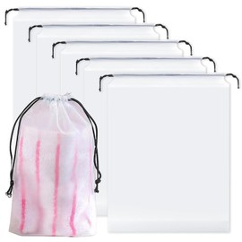 5-Pack Travel Shoe Bags - Waterproof Portable Storage for Packing and Protecting Footwear