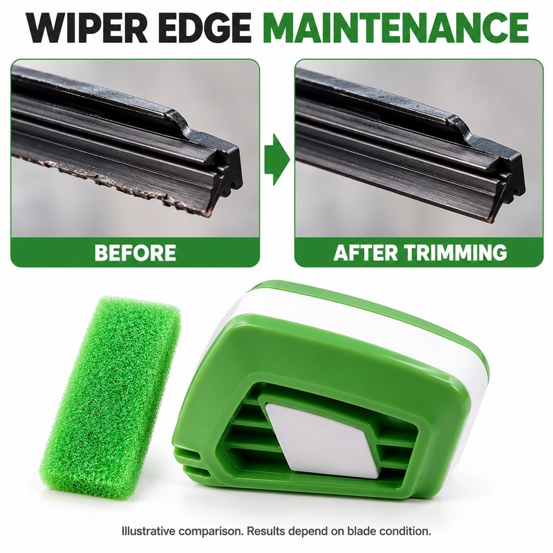 Emergency Wiper Repair Kit Car Wiper Repair Regroove Tool Trimmer