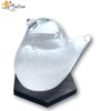 fullion Storm Glass Bird Bird with Wood Base
