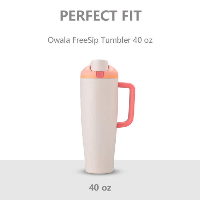 Dreamfocus Straw Replacement for Owala FreeSip Tumbler 40 oz