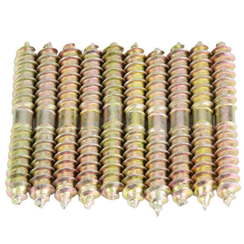 Dowel Screws Double Ended 6mm x 50mm, Furniture Connector Double