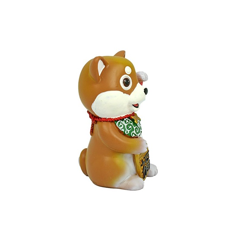SUMMIT COLLECTION Lucky Japanese Doggy with Coin Maneki Shiba Inu