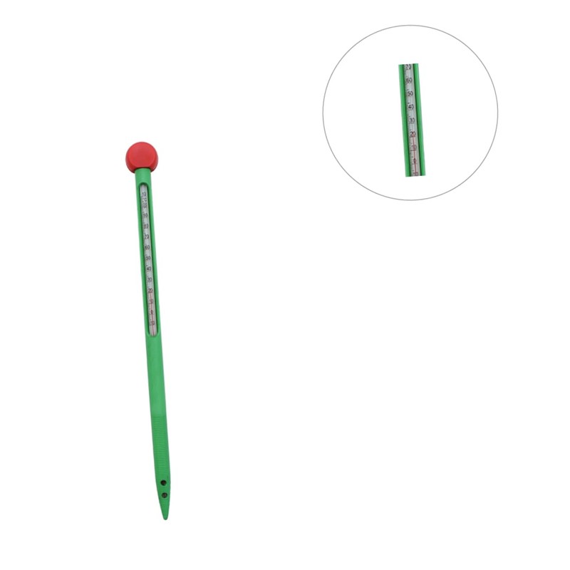 GLEAVI 2pcs Soil Thermometer Built Glass Rod to Portable Garden