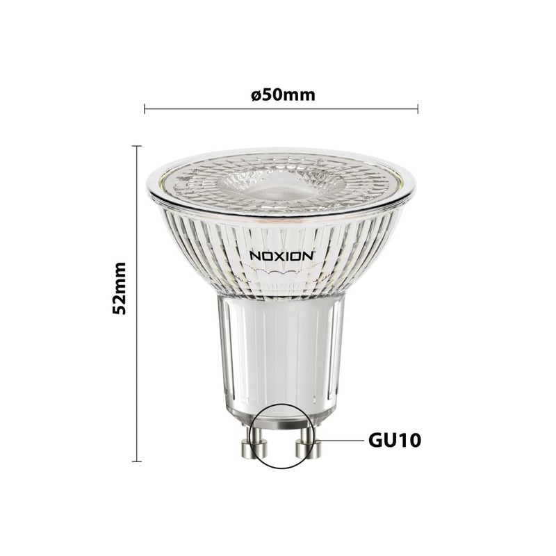 Noxion LED Spotlight GU10 PAR16 4 W 345 lm 36D