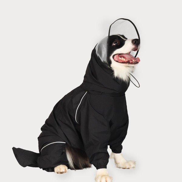 Dog Raincoat for Medium Large Dogs,rain Jacket Coat, Full Leg
