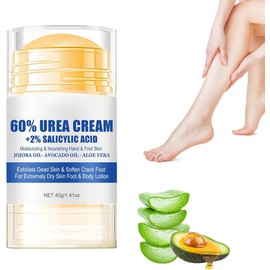 Crema Hidratante y Alivia el Grietas y Sequedad para Pies, Crema para Pies Crema Hidratante y Antigrietas para Pies, Loción para Pies Talón Stick Repara e Hidrata Pies y Manos Secos y Agrietados