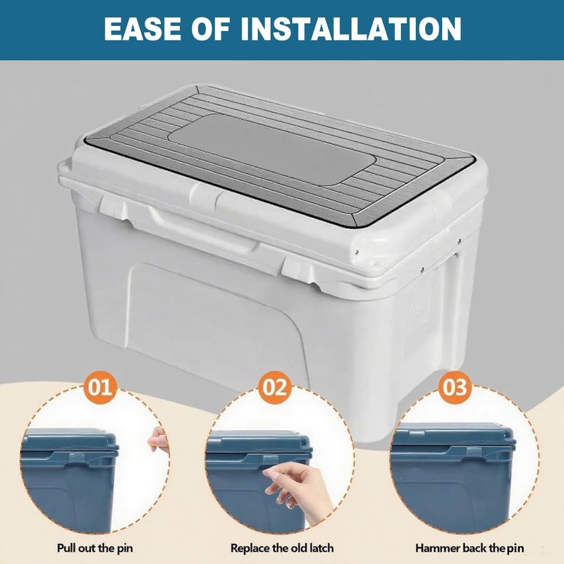 2 Pack Cooler Latches Replacement for Yeti, RTIC, Durable Replacement