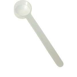Supplement and Supply 1/2 Tablespoon (1.5 Teaspoon | 7.5 mL) Long Handle Plastic Measuring Spoon for Coffee, Protein Powder, Pet Food, Spices, Grains, Dry Goods – Food-Grade BPA-Free (Pack of 1)