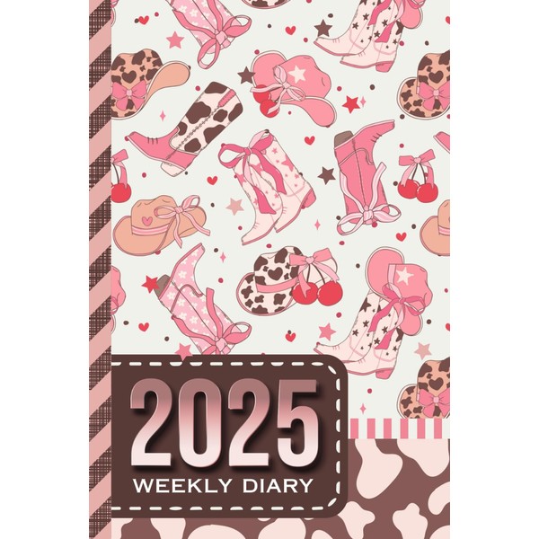 2025 Weekly Diary: Hardcover / 6x9 Dated Personal Organizer /
