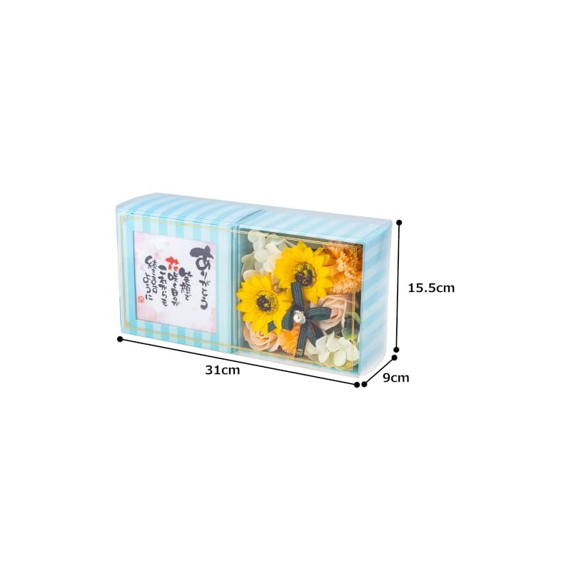 Q-FLA Bath Fragrance Flower Shaped Bath Salt, Flower Arrangement Box,