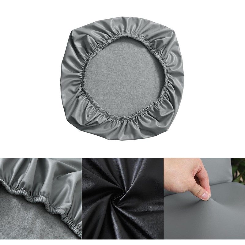 Fenteer Office Chair Cover Stretchable PU Leather Waterproof Dustproof Desk