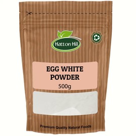 Egg White Protein Powder 500g, Dried Egg Whites (Unflavoured), Make Whipped Egg Whites, Use in Baking & Cooking by Hatton Hill