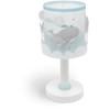 Dalber Children's Table Lamp Bedside Lamp Whale Dreams Blue Animals