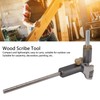Linear Arc Dual Purpose Scriber Ruler Wood Scribe Tool Multifunctional